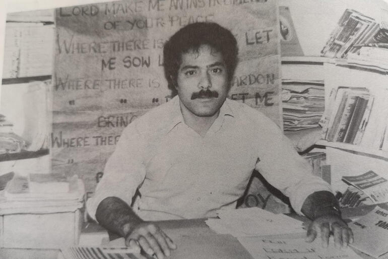 "Make me a channel of your peace", from a newspaper article in 'Afa Vaka's early days as an Anglican school teacher.